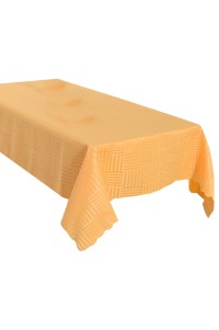 Order hotel square table cover design plaid waterproof and anti-fouling table cover table cover garment factory SKTBC041 front view